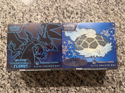 Pokemon Center Phantasmal Flames & Stellar Crown ETBs New Factory Sealed - Image 1