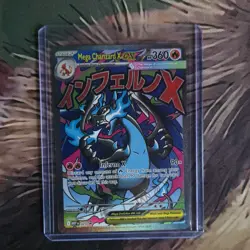 Pokemon TCG Mega Charizard X EX MEP Promo 023 Holo 360 HP Saboteri - Image 1
