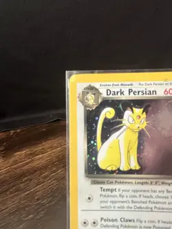 Pokemon Dark Persian Black Star Promo Holo 17/53 2000 60 HP English - Image 2