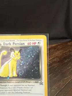 Pokemon Dark Persian Black Star Promo Holo 17/53 2000 60 HP English - Image 3