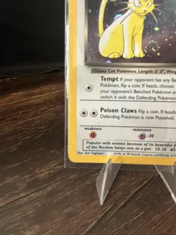 Pokemon Dark Persian Black Star Promo Holo 17/53 2000 60 HP English - Image 5