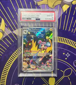 2025 POKEMON JTG EN-JOURNEY TOGETHER ILLUSTRATION RARE IONO'S KILOWATTREL PSA 10 - Image 1
