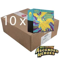 Factory Sealed Case Pokemon TCG Ascended Heroes ETB (10 Elite Trainer Boxes) - Image 1