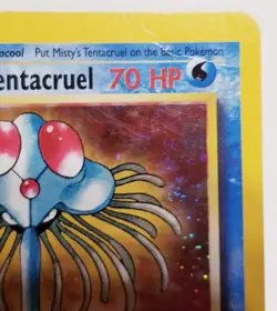 POKEMON TCG MISTY'S TENTACRUEL 10/132 ☆ HOLO W SWIRL! 🌀 GYM HEROES LP - Image 3