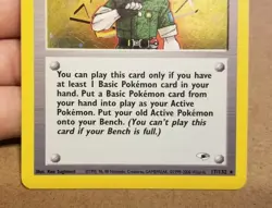 Pokemon TCG LT. SURGE TRAINER 17/142 ☆ HOLO RARE W/SWIRL GYM HEROES UNLIMITED LP - Image 4