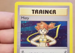 Pokemon TCG MISTY TRAINER 18/132 ☆ HOLO W/SWIRL 🌀GYM HEROES UNLIMITED NM/LP - Image 3