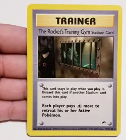 TCG POKEMON THE ROCKET'S TRAINING GYM 104/132 ☆ RARE GYM HEROES VINTAGE NM - Image 1
