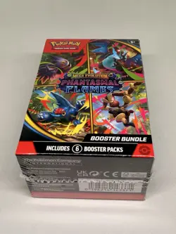 Pokemon Mega Evolution Phantasmal Flames Booster Bundle 4 Packs Factory Sealed - Image 3