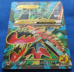 Mega Scizor EX Full Art 120/122 2016 Breakpoint Holo NM TCG Pokemon - Image 3