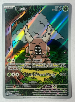 Pinsir Illustration Rare Twilight Masquerade Pokemon TCG 168/167 - Image 1