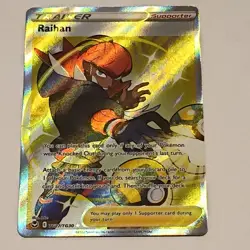 Pokemon Raihan Ultra Rare Full Art Trainer-Supporter Holo Swsh12 TG27/TG30 - Image 1