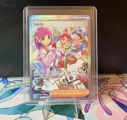 Lacey TRAINER 172/142 Special Illustration Rare FULL ART 🖼 Pokemon SCR English - Image 1
