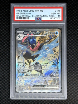 2024 POKEMON SVP EN-SV GRENINJA EX BLACK STAR PROMO PSA 10 - Image 1