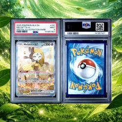 PSA 9 - 2025 POKEMON BLACK BOLT SPECIAL ILLUSTRATION RARE 167 MELOETTA EX - Image 2