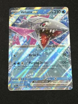 Pokemon TCG Veluza EX 043/159 Holo Double Rare Sv09: Journey Together NM - Image 1