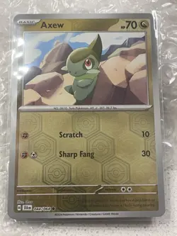 Axew 044/064 Shrouded Fable Reverse Holo Pokemon Scarlet & Violet NM - Image 1