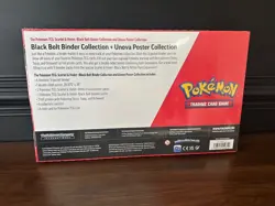 Pokemon Black Bolt White Flare Bundle Sam’s Club Poster Black Bolt Binder Sealed - Image 2