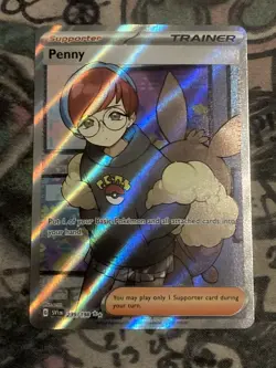 Pokemon Penny Full Art Trainer SV01 Scarlet & Violet 239/198 Ultra Rare Holo - Image 1
