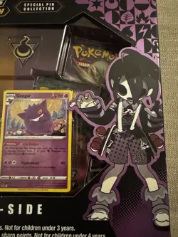 Pokemon Champion's Path Special Pin Collection Stow-On-Side Gengar New Sealed - Image 4