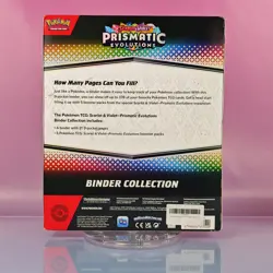 POKEMON PRISMATIC EVOLUTIONS BINDER COLLECTION (SCARLET & VIOLET) OVP - Image 3