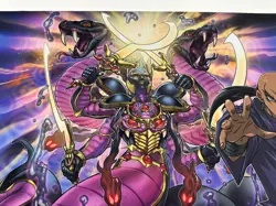 SDCC 2025 Exclusive Konami Yu-Gi-Oh Odion & Divine Serpent Apophis Playmat Mat - Image 4