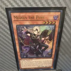 Yu-Gi-Oh! Medius the Pure RA1-EN043 1st Ed Holo Effect ATK/1800 DEF/1800 - Image 1