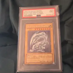 Konami Blue-Eyes White Dragon DDS-001 Prismatic Secret Rare Promo PSA 9 2002 - Image 1