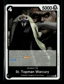 2025 Carrying on His Will #OP13-089 St. Topman Warcury Character / - Image 1