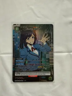 Union Arena Solo Leveling Sung Jinah SR* Alt Art #044 UE17BT Bandai Foil - Image 1