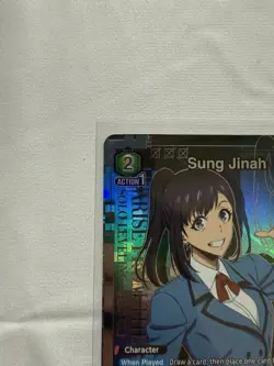 Union Arena Solo Leveling Sung Jinah SR* Alt Art #044 UE17BT Bandai Foil - Image 2