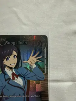 Union Arena Solo Leveling Sung Jinah SR* Alt Art #044 UE17BT Bandai Foil - Image 3