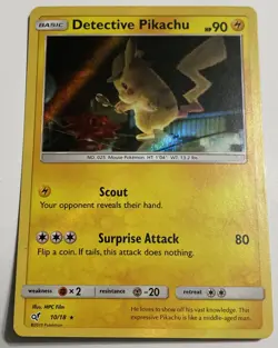 Lot Of 10 Holo Pokemon Cards Pikachu Porygon Ghastly Nest Ball Pachirisu - Image 4