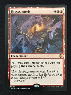 1x MTG Dracogenesis - Tarkir: Dragonstorm (TDM) #105 - Magic the Gathering - Image 1