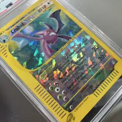 2003 POKEMON SKYRIDGE RARE CROBAT BOX TOPPER JUMBO CARD 10/12 PSA 10 GEM MINT - Image 1