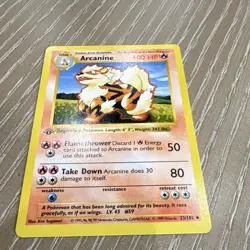 Pokemon Base Set 1999 Growlithe Arcanine 1st Edition TCG Lot 4 Cards WOTC - Image 4