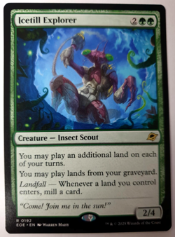 MTG Edge of Eternities - Icetill Explorer - Rare 0192 NM - Image 1