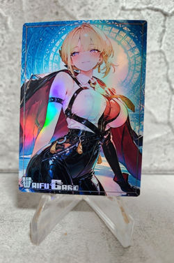 Evelyn ZZZ Trading Card Waifu Goddess Story Anime Girl holo Karte Manga Full - Image 1