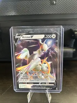 Pokemon TCG Arceus v Full Art Holo Card - Image 1