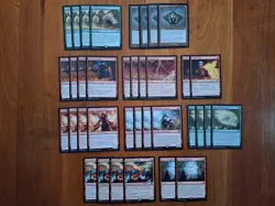 MTG Modern Deck Core Phoenix Arcanist Rhinos Gruul Delirium 36 Cards No Lands NM - Image 1