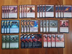 MTG Modern Deck Core Izzet Prowess Competitive Steel Cutter 40 Cards No Lands NM - Image 1