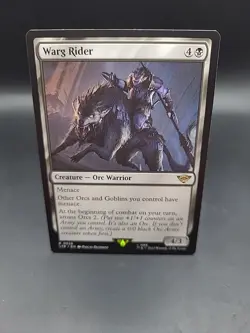 MTG Magic the Gathering The Lord of The Rings Warg Rider RARE 826 NM - Image 1
