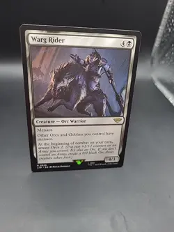 MTG Magic the Gathering The Lord of The Rings Warg Rider RARE 826 NM - Image 2