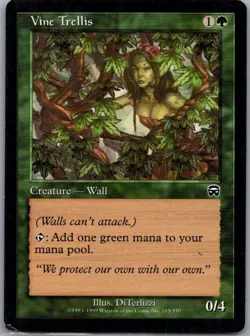 Vine Trellis C Mercadian Masques 285 MP - Image 1