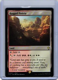 Rugged Prairie - Final Fantasy Commander - MTG - Image 1