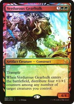 Verdurous Gearhulk Kaladesh Inventions MPS #5 Masterpiece FOIL Artifact Mythic - Image 1