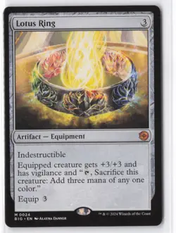 Lotus Ring M MTG Outlaws of Thunder Junction: The Big Score 24 NM Magic - Image 1