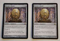 MTG RAVNICA CITY OF GUILDS PARIAH'S SHIELD RARE X2 - Image 1