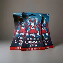 Magic: The Gather Innistraad Crimson Vow Lot Of 3 Set Booster Packs - New/Sealed - Image 3