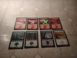Mtg Foil Basic Lands Bundle Magic The Gathering Lot Mana Starter - Image 2