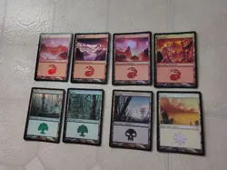 Mtg Foil Basic Lands Bundle Magic The Gathering Lot Mana Starter - Image 3